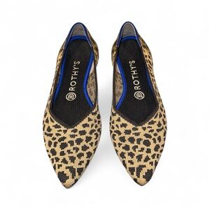 Rothy's Leopard The Point Ballet Flats (RETIRED)